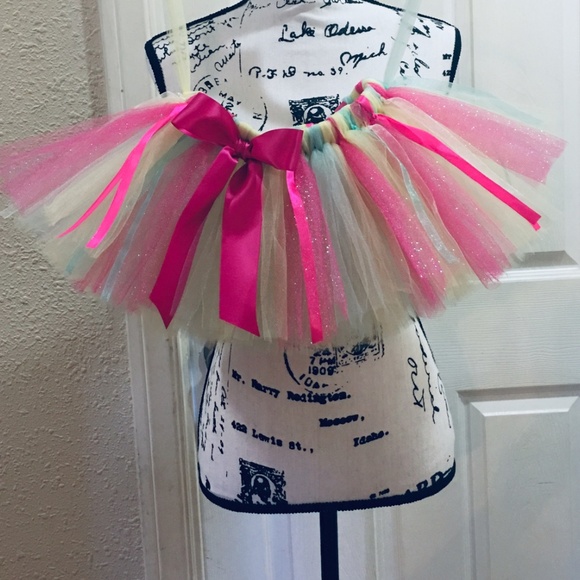 PINK LEMONADE couture tutu skirt - Picture 3 of 6